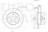 Bremsscheibe Hinterachse EUROBRAKE 5815312257 Bild Bremsscheibe Hinterachse EUROBRAKE 5815312257