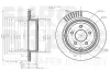 Bremsscheibe Hinterachse EUROBRAKE 5815312271 Bild Bremsscheibe Hinterachse EUROBRAKE 5815312271