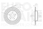 Bremsscheibe EUROBRAKE 5815312597
