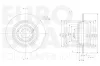Bremsscheibe EUROBRAKE 58153125116 Bild Bremsscheibe EUROBRAKE 58153125116