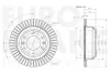 Bremsscheibe EUROBRAKE 5815313653 Bild Bremsscheibe EUROBRAKE 5815313653