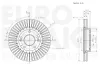 Bremsscheibe Vorderachse EUROBRAKE 5815313445 Bild Bremsscheibe Vorderachse EUROBRAKE 5815313445