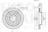 Bremsscheibe Hinterachse EUROBRAKE 5815313650 Bild Bremsscheibe Hinterachse EUROBRAKE 5815313650