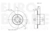 Bremsscheibe Hinterachse EUROBRAKE 5815313655 Bild Bremsscheibe Hinterachse EUROBRAKE 5815313655