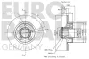 Bremsscheibe Hinterachse EUROBRAKE 5815313658 Bild Bremsscheibe Hinterachse EUROBRAKE 5815313658