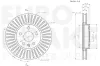 Bremsscheibe Vorderachse EUROBRAKE 5815313669 Bild Bremsscheibe Vorderachse EUROBRAKE 5815313669