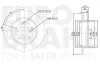 Bremsscheibe Hinterachse EUROBRAKE 58153145101 Bild Bremsscheibe Hinterachse EUROBRAKE 58153145101