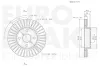 Bremsscheibe Vorderachse EUROBRAKE 58153145115 Bild Bremsscheibe Vorderachse EUROBRAKE 58153145115