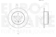 Bremsscheibe EUROBRAKE 58153147145