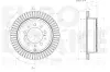 Bremsscheibe Hinterachse EUROBRAKE 58153145162 Bild Bremsscheibe Hinterachse EUROBRAKE 58153145162