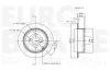 Bremsscheibe EUROBRAKE 5815314743 Bild Bremsscheibe EUROBRAKE 5815314743