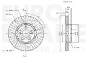 Bremsscheibe EUROBRAKE 5815314762