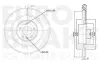 Bremsscheibe EUROBRAKE 58153147119 Bild Bremsscheibe EUROBRAKE 58153147119