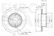 Bremsscheibe EUROBRAKE 5815315214