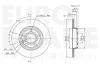 Bremsscheibe EUROBRAKE 5815314767 Bild Bremsscheibe EUROBRAKE 5815314767