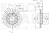 Bremsscheibe Vorderachse EUROBRAKE 5815314776 Bild Bremsscheibe Vorderachse EUROBRAKE 5815314776