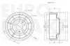 Bremstrommel EUROBRAKE 5825251912 Bild Bremstrommel EUROBRAKE 5825251912