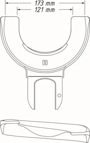 Druckplatte, Federspanner HAZET 4900-12 Bild Druckplatte, Federspanner HAZET 4900-12