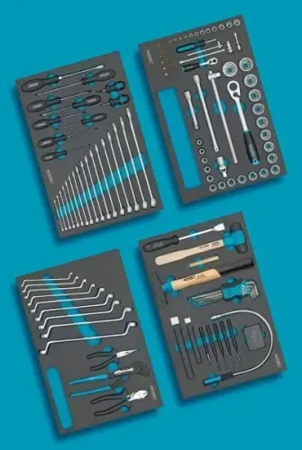 Rollensatz, Werkzeugwagen HAZET 179-09 Bild Rollensatz, Werkzeugwagen HAZET 179-09
