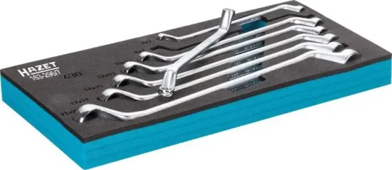 Doppel-Ringschlüsselsatz HAZET 163-296/7 Bild Doppel-Ringschlüsselsatz HAZET 163-296/7