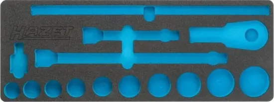 Schaumstoffeinlage, Sortimentskasten HAZET 163-396L Bild Schaumstoffeinlage, Sortimentskasten HAZET 163-396L
