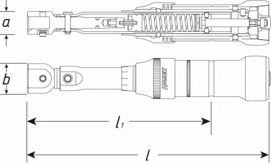 Drehmomentschlüssel HAZET 6292-1CT Bild Drehmomentschlüssel HAZET 6292-1CT