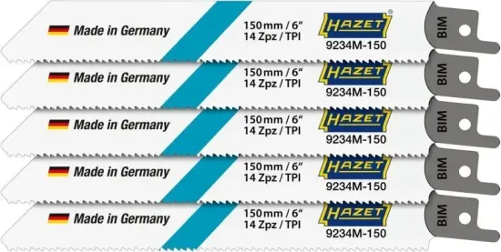 Sägeblattsatz, Säbelsäge HAZET 9234M-150/5 Bild Sägeblattsatz, Säbelsäge HAZET 9234M-150/5