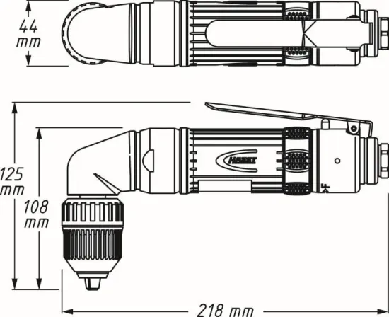 Winkelbohrmaschine (Druckluft) HAZET 9030N-5 Bild Winkelbohrmaschine (Druckluft) HAZET 9030N-5