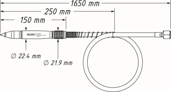 Stabschleifer (Druckluft) HAZET 9035G-1 Bild Stabschleifer (Druckluft) HAZET 9035G-1