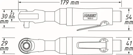 Ratschenschrauber (Druckluft) HAZET 9020-2 Bild Ratschenschrauber (Druckluft) HAZET 9020-2