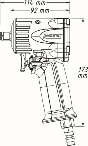 Schlagschrauber (Druckluft) HAZET 9012M Bild Schlagschrauber (Druckluft) HAZET 9012M