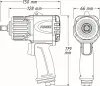 Schlagschrauber (Druckluft) HAZET 9012TT Bild Schlagschrauber (Druckluft) HAZET 9012TT