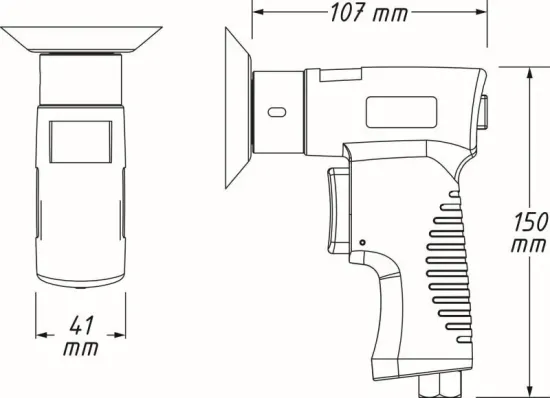 Exzenterschleifer (Druckluft) HAZET 9033N-5 Bild Exzenterschleifer (Druckluft) HAZET 9033N-5