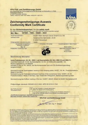 Federspanner, Fahrwerksfeder HAZET 4902/6 Bild Federspanner, Fahrwerksfeder HAZET 4902/6