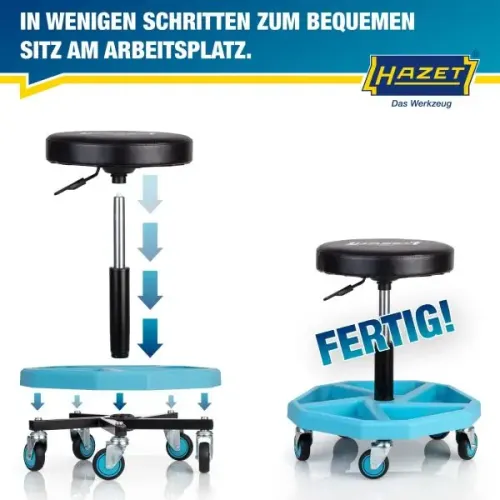 Werkstatthocker HAZET 195N-4 Bild Werkstatthocker HAZET 195N-4