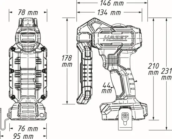 Handleuchte HAZET 9579-10 Bild Handleuchte HAZET 9579-10