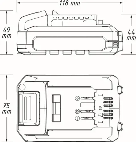Ersatzakku, Akkuschrauber HAZET 9500-025 Bild Ersatzakku, Akkuschrauber HAZET 9500-025