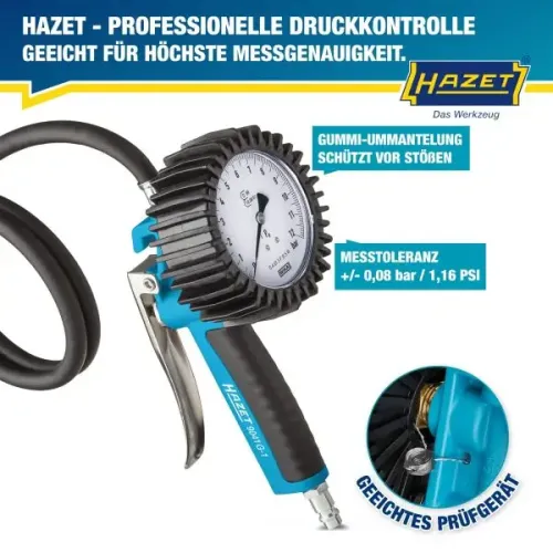 Druckluftreifenprüfer/-füller HAZET 9041G-1 Bild Druckluftreifenprüfer/-füller HAZET 9041G-1