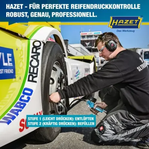 Druckluftreifenprüfer/-füller HAZET 9041G-1 Bild Druckluftreifenprüfer/-füller HAZET 9041G-1