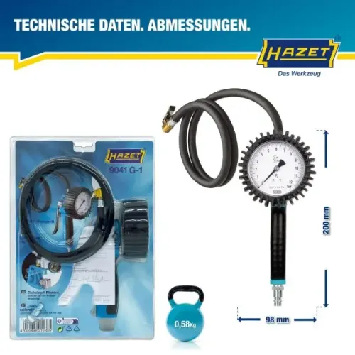 Druckluftreifenprüfer/-füller HAZET 9041G-1 Bild Druckluftreifenprüfer/-füller HAZET 9041G-1