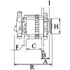 Generator 14 V HC-Cargo 115409 Bild Generator 14 V HC-Cargo 115409