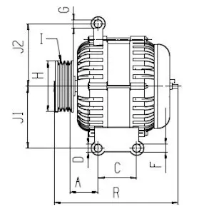 Generator 14 V HC-Cargo 113251 Bild Generator 14 V HC-Cargo 113251