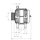 Generator 14 V HC-Cargo 115902