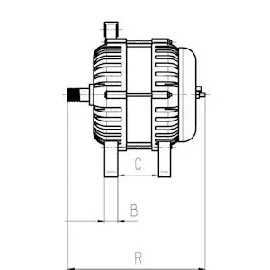 Generator 14 V HC-Cargo 110178 Bild Generator 14 V HC-Cargo 110178