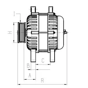 Generator 14 V HC-Cargo 115901 Bild Generator 14 V HC-Cargo 115901