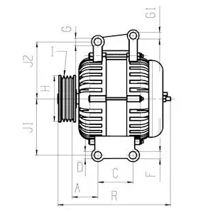 Generator 14 V HC-Cargo 112425 Bild Generator 14 V HC-Cargo 112425