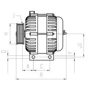 Generator 14 V HC-Cargo 115959 Bild Generator 14 V HC-Cargo 115959