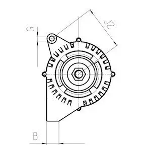 Generator 14 V HC-Cargo 115959 Bild Generator 14 V HC-Cargo 115959