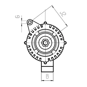 Generator 14 V HC-Cargo F032116842 Bild Generator 14 V HC-Cargo F032116842