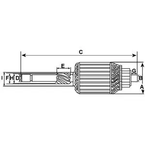 Anker, Starter 12 V 0,8 kW HC-Cargo 331526 Bild Anker, Starter 12 V 0,8 kW HC-Cargo 331526